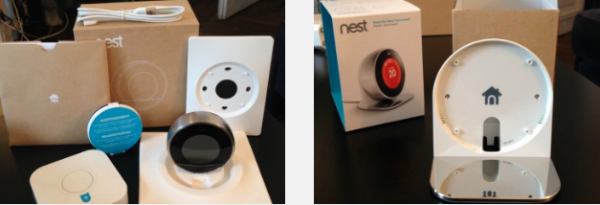 Nest thermostat boite detail