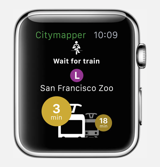 citymapper apple watch app